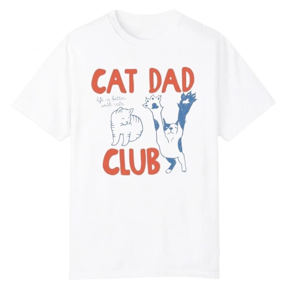 Funny Cat Dad Club Shirt  90